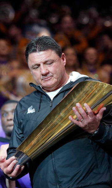 LSU's Orgeron agrees to new 6-year, $42 million contract